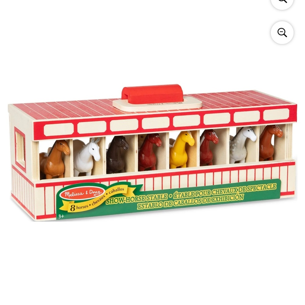 Melissa & Doug Take-Along Show-Horse Stable
